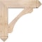Ekena Millwork Legacy Arts and Crafts Smooth Bracket w/ Offset Brace, Douglas Fir, 7 1/2"W x 30"D x 30"H BKT0806X30X30LEC03SDF - alternate 3